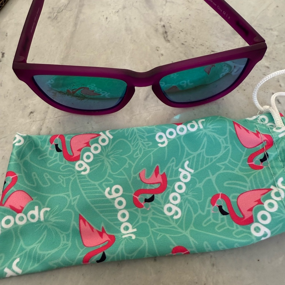 Goodr sunglasses “Gardening with a Kraken” Purple